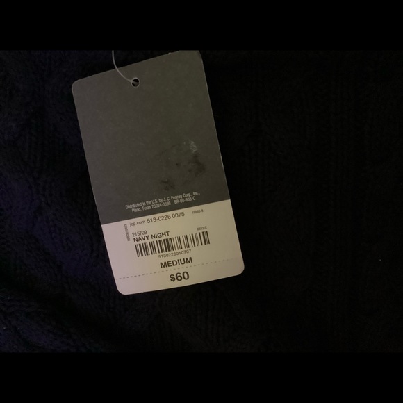 St John'Bay crew neck long sleeve fisherman knit sweater MEDIUM New $60 - Picture 5 of 8